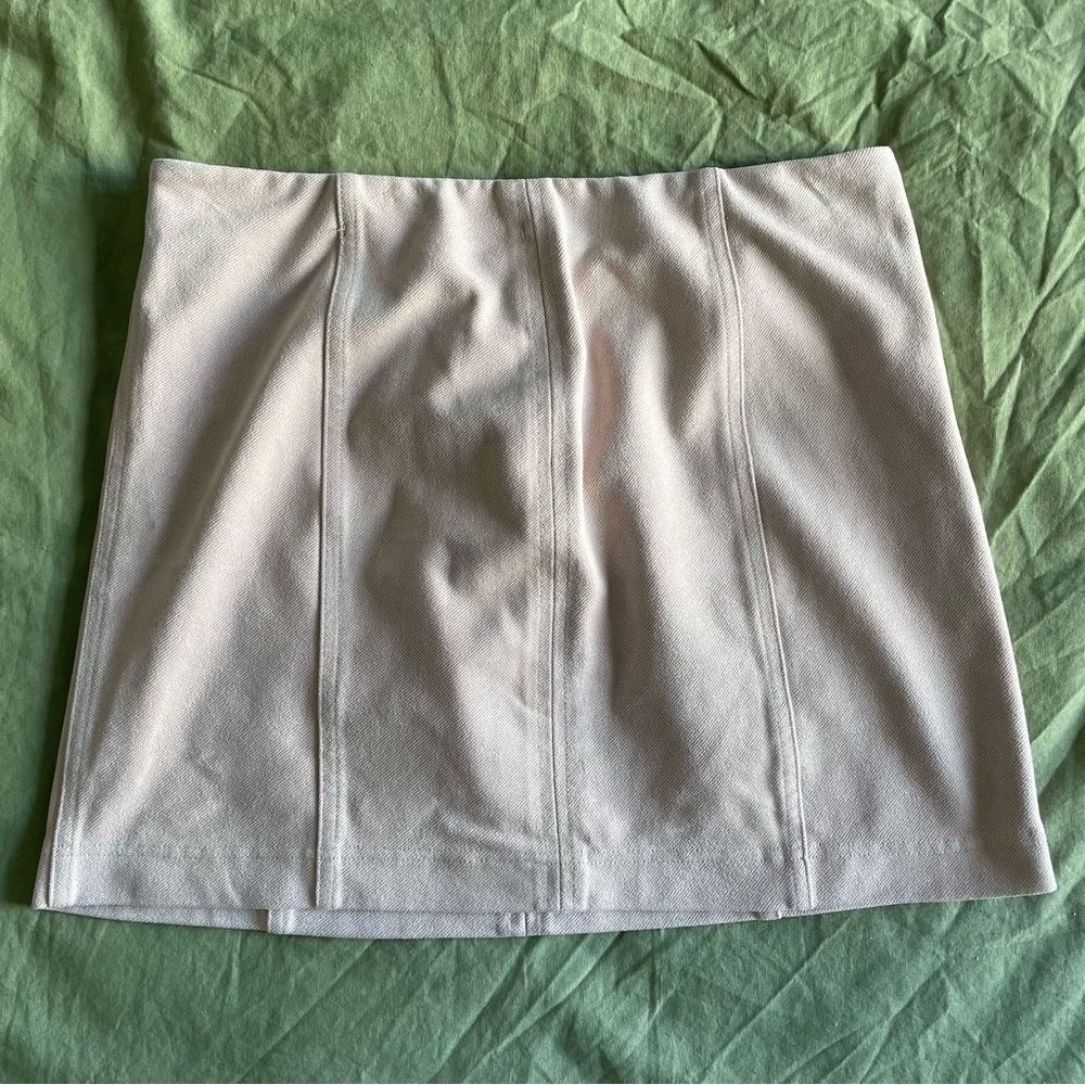 Wild Honey faux suede mini skirt